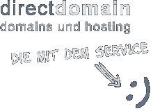 directdomain domains und hosting mit Service